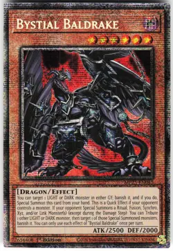 Bystial Baldrake MP25-EN045 Yugioh TCG Starlight Rare NM - Image 1