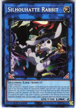 Silhouhatte Rabbit MP25-EN090 Yugioh TCG Prismatic Secret Rare NM - Image 1