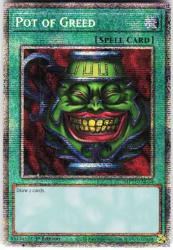 Pot of Greed MP25-EN050 Yugioh TCG Starlight Rare NM - Image 1