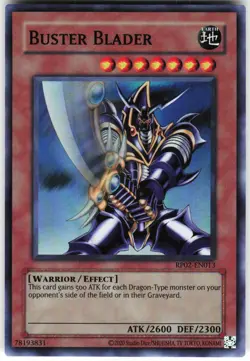 Buster Blader RP02-EN013 Yugioh TCG Super Rare NM - Image 1