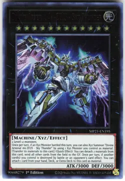 Divine Arsenal AA-ZEUS - Sky Thunder MP21-EN195 Yugioh TCG Ultra Rare NM - Image 1