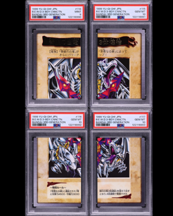 PSA 10 Blue-Eyes White Dragon 3-Body Connection Yugioh Bandai 3rd Generation - Image 1