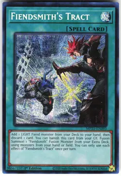 Fiendsmith's Tract MP25-EN093 Yugioh TCG Prismatic Secret Rare NM - Image 1