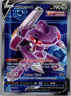 Genesect V 254/264 Full Art - Fusion Strike - Pokemon Card - NM - Image 1