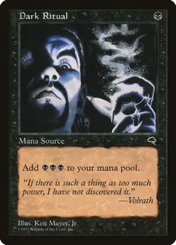 Dark Ritual Tempest Magic The Gathering MTG Card - Image 1