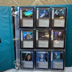 Lord Of The Rings Foil LOTR Realms Of The Elf-Lords Complete 122 cards Foil Set - Image 1