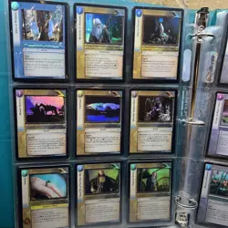 Lord Of The Rings Foil LOTR Realms Of The Elf-Lords Complete 122 cards Foil Set - Image 4