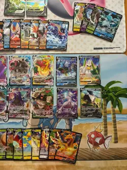 Pokemon Card Full Art Alt Art Fire Charizard Pikachu Blastoise Glaceon - Image 2