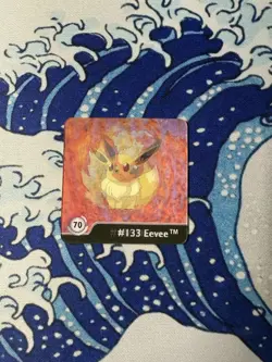 Pokemon 1999 Artbox Lenticular #70 Eevee Flareon Vintage Card NM - Mint - Image 3