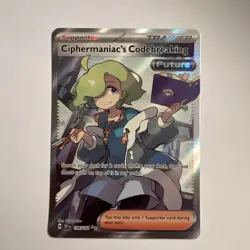Ciphermaniac's Codebreaking 198/162 Temporal Forces Full Art Pokemon Card NM - Image 1