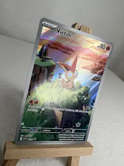 Victini 208 SVP: Scarlet & Violet Promo Card Illustration Rare Holo NM - Image 2
