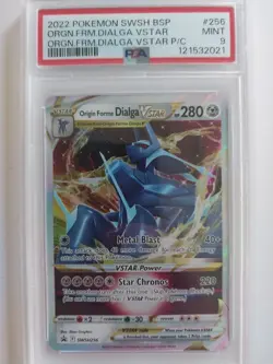 Origin Forme Dialga VSTAR SWSH256 SWSH: Sword & Shield Promo Cards Holo PSA 9 - Image 1