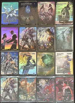 Final Fantasy MTG Through The Ages 16 Card Lot Showcase FCA Orphan 57 - Image 1