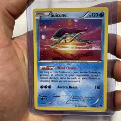 Suicune XY Breakpoint 30/122 Exclusive Cosmos Holo Rare Promo Pokemon Card LP - Image 1