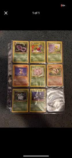 Jungle And Fossil Page Pokemon Cards - Image 1