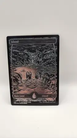 Crimson Vow Moonlit Lands (Etched) Promos 5 Card Set Foil - Image 4