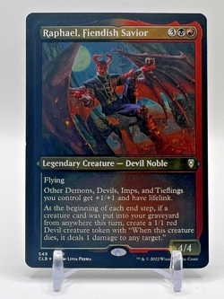 Raphael, Fiendish Savior - Battle for Baldur's Gate (CLB) #549 - FOIL - MTG - Image 1