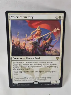 Voice of Victory Foil Rare R 0033 Magic MTG Tarkir Dragonstorm - Image 1