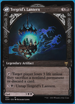 Tergrid, God of Fright / Tergrid's Lantern (Showcase) Kaldheim NM (504293) - Image 2