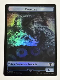 MTG Lord of the Rings Tentacle/Food Token Foil 0004/0009 NM - Image 1