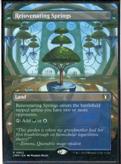 2023 Magic the Gathering Rejuvenating Springs Land Borderless Near Mint - Image 1