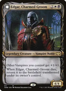 Edgar, Charmed Groom Showcase Regular - Innistrad: Crimson Vow MTG-NM - Image 1