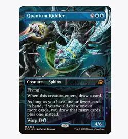 Quantum Riddler (Borderless) Edge of Eternities (EOE) MTG Mythic Rare #305 | Reg - Image 1