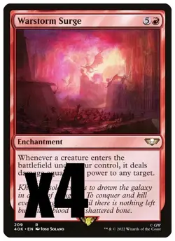 MTG | Warstorm Surge (x4 Playset) | (NM) Warhammer 40,000 40k - Image 1