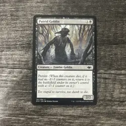 MTG 1x Putrid Goblin x1 LP Modern Horizons - Image 1