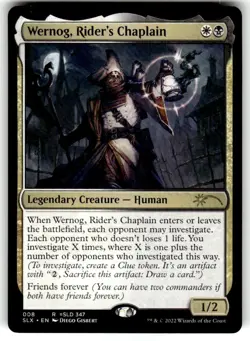 1x Wernog, Rider's Chaplain NM-Mint, English Universes Within (SLX) MTG Magic - Image 1