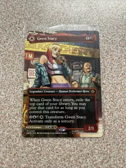 Magic the Gathering - Gwen Stacy (0202) (Borderless) (SPM) #202 - Image 5