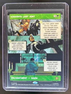 2025 MTG Magic the Gathering Kraven's Last Hunt Enchantment Saga Marvel #R0026 - Image 1