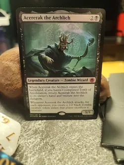 MTG Acererak the Archlich - Foil art - AFR #087/281 - Image 1