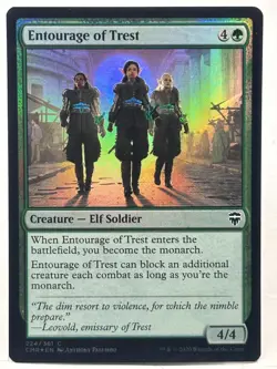 Entourage Of Trest NM/M* FOIL Commander Legends ENGLISH 224/361 mtg -UnltdCards - Image 1