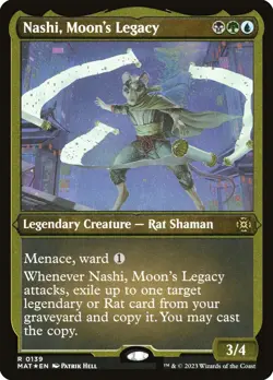 [MTG] Nashi, Moon's Legacy (Foil Etched) (0139) (MAT) NM - Image 1