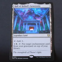 Hall of Heliod's Generosity MTG Commander: Wilds of Eldraine Rare 162 NM - Image 1