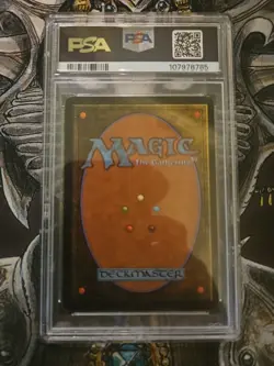 1997 Magic The Gathering Pearl Medallion Tempest PSA 6 - Image 2