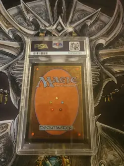 1997 Magic The Gathering Ruby Medallion Tempest PSA 6 - Image 2