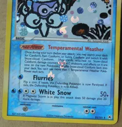 Snow-cloud Castform 25/101 Rare Reverse-Holo Hidden Legends Set Pokemon LP - Image 4