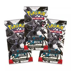 Pokemon TCG Scarlet Violet Black Bolt 3Pk Blister Tech Sticker Collection (6) - Image 3