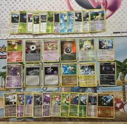 Vintage Pokemon Card Lot Reverse Holo Fire Eevee Meowth Togepi - Image 1