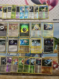 Vintage Pokemon Card Lot Reverse Holo Fire Eevee Meowth Togepi - Image 2