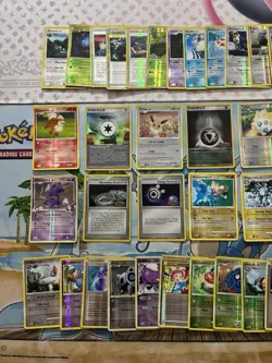 Vintage Pokemon Card Lot Reverse Holo Fire Eevee Meowth Togepi - Image 3