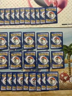 Vintage Pokemon Card Lot Reverse Holo Fire Eevee Meowth Togepi - Image 4
