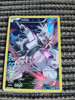 Pokemon Palkia XY75 Black Star Promo Full Art Card Near Mint Condition - Image 1