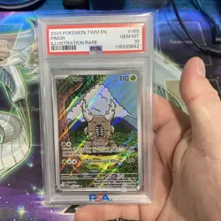 2024 Pokemon TWM EN Pinsir Illustration Rare Gem MT 10 #168/167 - Image 1