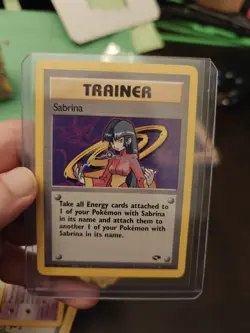 Pokemon TCG Sabrina Gym Challenge 110/132 Regular Unlimited Rare - Image 1