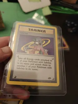 Pokemon TCG Sabrina Gym Challenge 110/132 Regular Unlimited Rare - Image 2