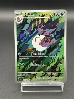 Arbok - 176/162 - SV05: Temporal Forces Illustration Rare IR Pokemon TCG - Image 1