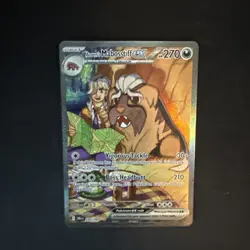 Pokemon TCG Arven's Mabosstiff EX #235/182 Sv10: Destined Rivals SAR - Image 1